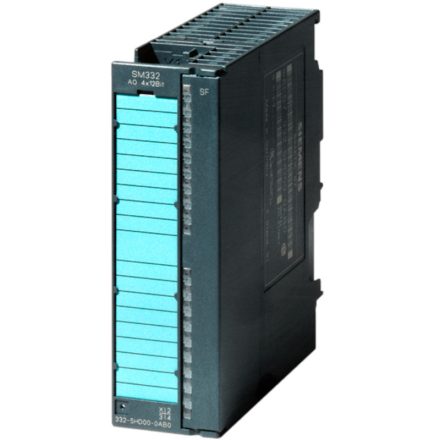 SIEMENS 6ES7332-5HF00-0AB0 SM 332 bővítő, 8AO, 11/12bit, 1x40pin, S7-300-hoz