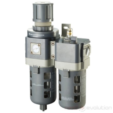 AC5010-06 air filter-regulator-lubricator, F.R.L. unit G3/4"