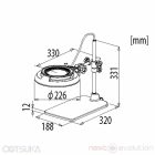 OTSUKA OPTICS ENVL-B lampa powiększająca stołowa z regulowaną jasnością