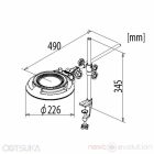 OTSUKA OPTICS ENVL-ST dimmable long bar type illuminated magnifier
