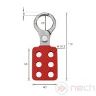 HAAL25 Alumínium munkavédelmi LOTO gyűjtőlakat, műanyag PA bevonattal