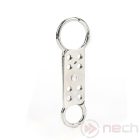 HADE82538S double-end aluminum lockout hasp, silver