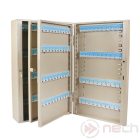 KMS240 LOTO kulcstartó állomás, lakat kulcs tároló szinterezett acélból