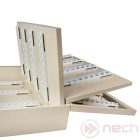 KMS240 LOTO kulcstartó állomás, lakat kulcs tároló szinterezett acélból