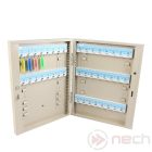 KMS32 LOTO kulcstartó állomás, lakat kulcs tároló szinterezett acélból