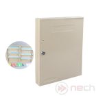 KMS32 LOTO kulcstartó állomás, lakat kulcs tároló szinterezett acélból