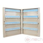 KMS48 LOTO kulcstartó állomás, lakat kulcs tároló szinterezett acélból