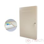 KMS48 LOTO kulcstartó állomás, lakat kulcs tároló szinterezett acélból