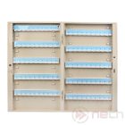 KMS80 LOTO kulcstartó állomás, lakat kulcs tároló szinterezett acélból