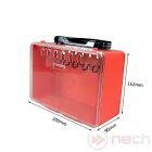 LK200 lockout box, portable LOTO device storage