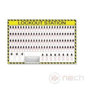   LSC77 Offene LOTO-Station mit Schattenkontur, LOTO-Schattentafel