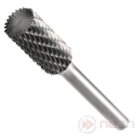 SB Cylindryczny frez trzpieniowy z czołowym ostrzem 10x20 mm trzon: 6 mm (Nacięcie krzyżowe / Double Cut)