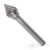 NECH-CUT SJ 60-degree countersink cone 06x05 mm shank: 6 mm (Double Cut)