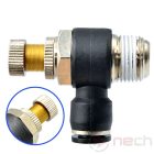 NSE6-02 / Ø6 mm flow control regulator with R1/4" thread