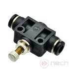 NSF04 / Ø4 mm-es push-in csőfojtó műanyagból