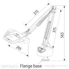 OTSUKA OPTICS OLIGHT3L-FD dimmable free-arm-type illuminated magnifier