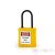 PL38NT-Y Insulated LOTO safety padlock with thin nylon shackle - yellow
