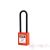PL76N-O Long nylon shackle safety padlock - orange