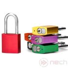 PLA38-BE Biztonsági alumínium LOTO lakat, acél kengyellel - kék