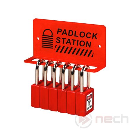 PSR05 wall padlock station / for storing 5 padlocks