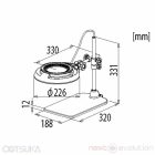 OTSUKA OPTICS SKKL-B self-supporting table illuminated magnifier
