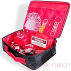 SLHBR355 Safety lockout handbag, red