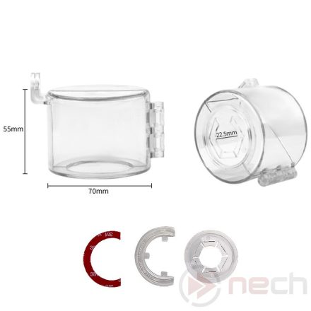 SWLUD Universelle große Drucktaster-Verriegelung, Sperre